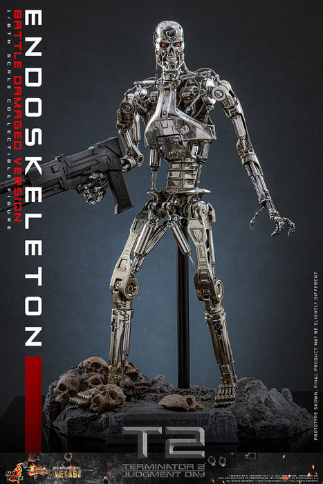 Hot Toys Movie Masterpiece Series: Terminator 2 El Juicio Final - Endoskeleton Escala 1/6