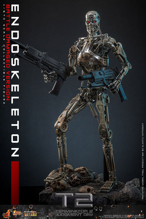 Hot Toys Movie Masterpiece Series: Terminator 2 El Juicio Final - Endoskeleton Escala 1/6