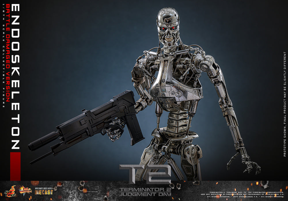 Hot Toys Movie Masterpiece Series: Terminator 2 El Juicio Final - Endoskeleton Escala 1/6