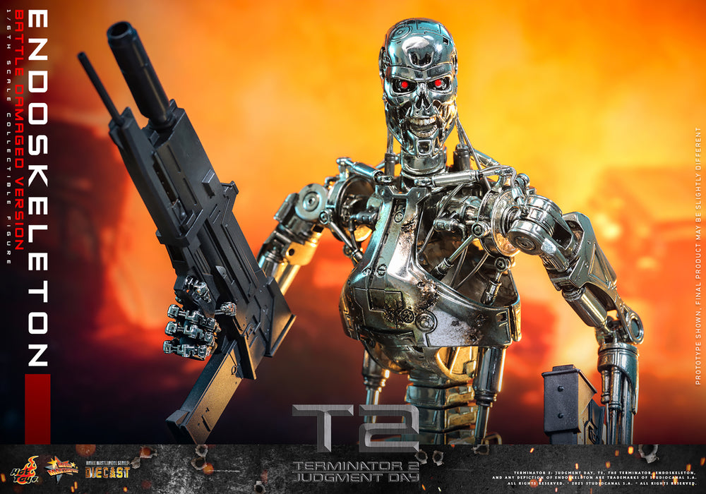 Hot Toys Movie Masterpiece Series: Terminator 2 El Juicio Final - Endoskeleton Escala 1/6