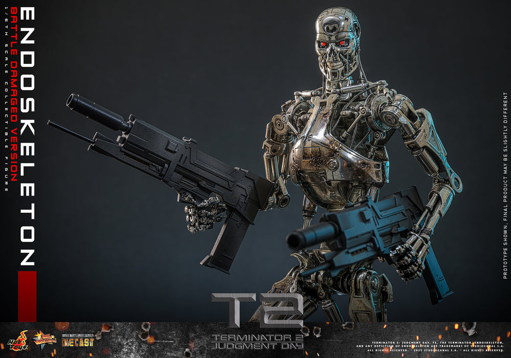 Hot Toys Movie Masterpiece Series: Terminator 2 El Juicio Final - Endoskeleton Escala 1/6