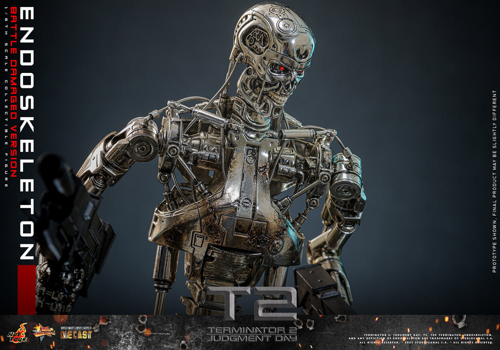 Hot Toys Movie Masterpiece Series: Terminator 2 El Juicio Final - Endoskeleton Escala 1/6