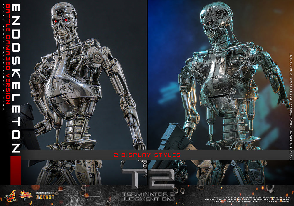 Hot Toys Movie Masterpiece Series: Terminator 2 El Juicio Final - Endoskeleton Escala 1/6