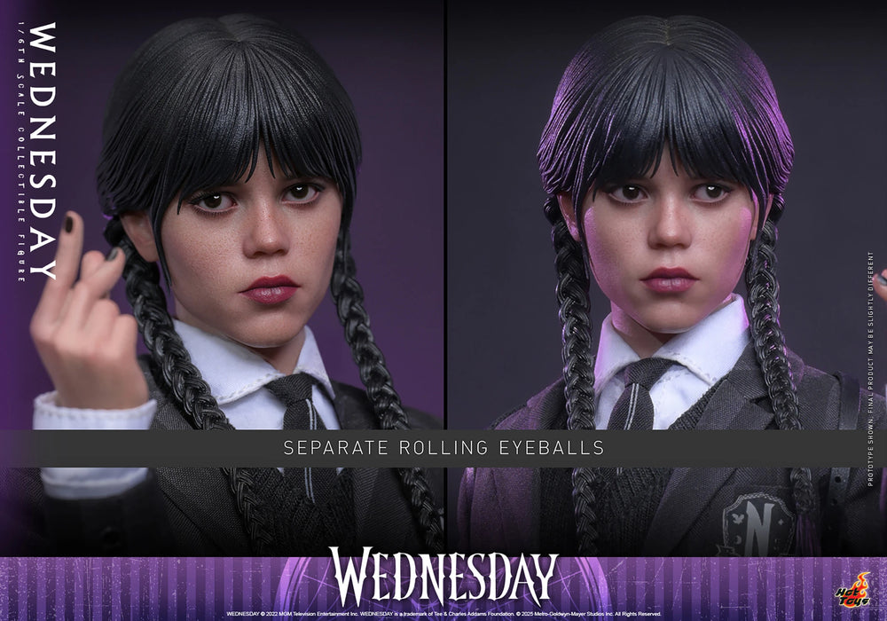 Hot Toys Television Masterpiece Series: Wednesday Netflix - Merlina Escala 1/6