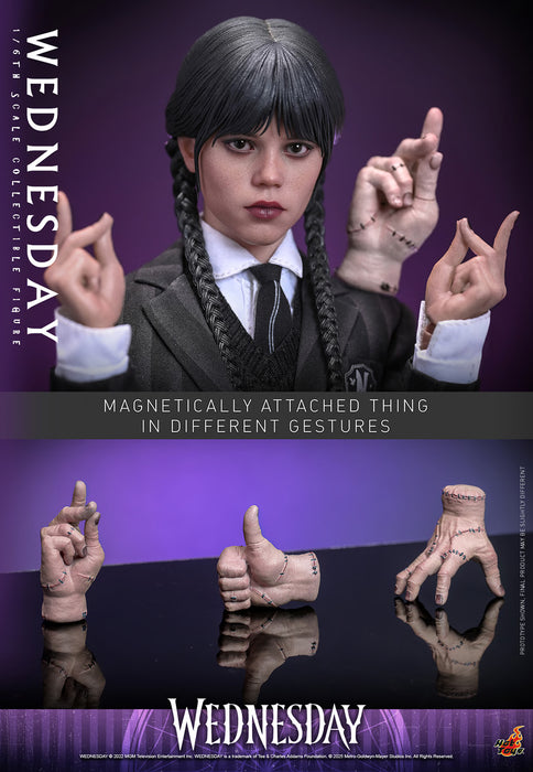 Hot Toys Television Masterpiece Series: Wednesday Netflix - Merlina Escala 1/6