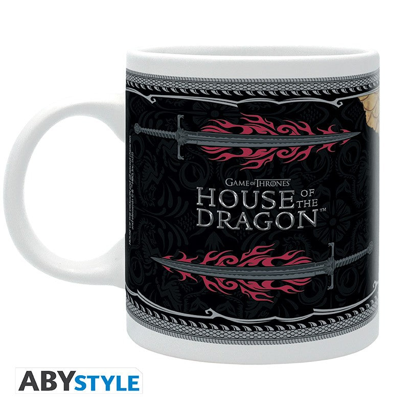 ABYstyle Taza De Ceramica: Game Of The Trones House Of The Dragon - Casa Targaryen 320 ml