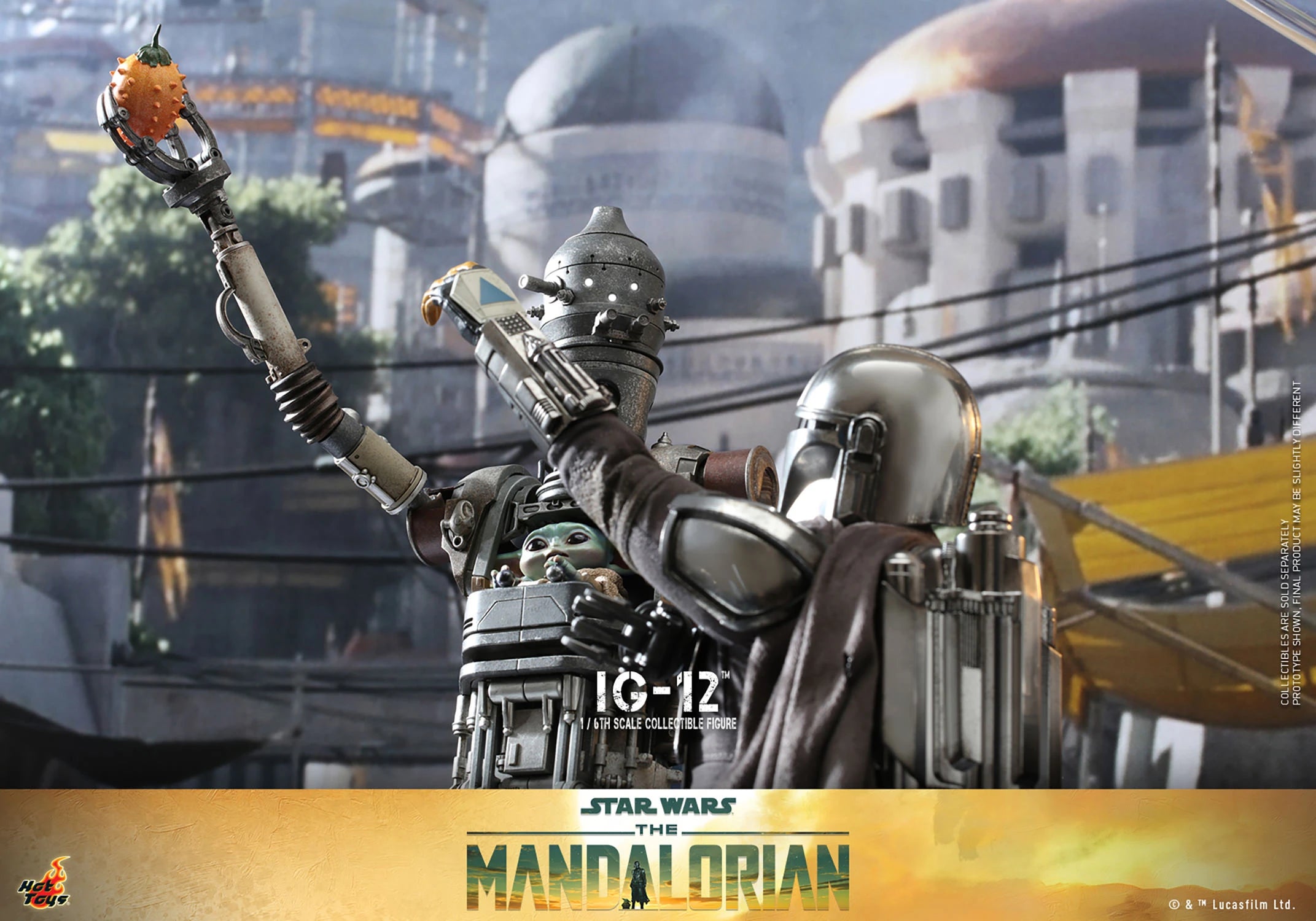Hot Toys Television Masterpiece Series: Star Wars The Mandalorian - IG 12 Escala 1/6