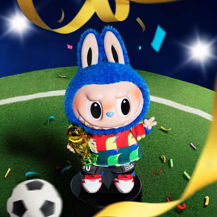 POP MART: Labubu The Monsters FIFA Series - Catch The Win Vinyl Plush Doll