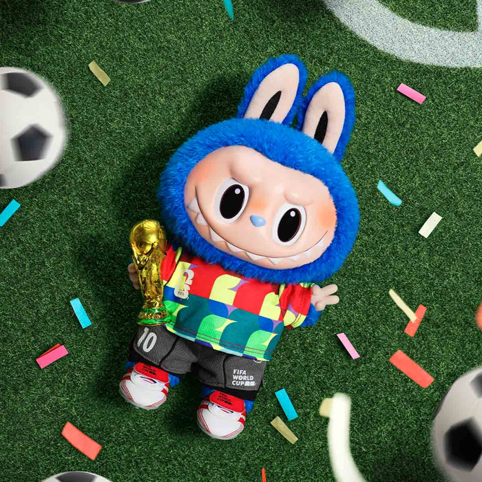 POP MART: Labubu The Monsters FIFA Series - Catch The Win Vinyl Plush Doll