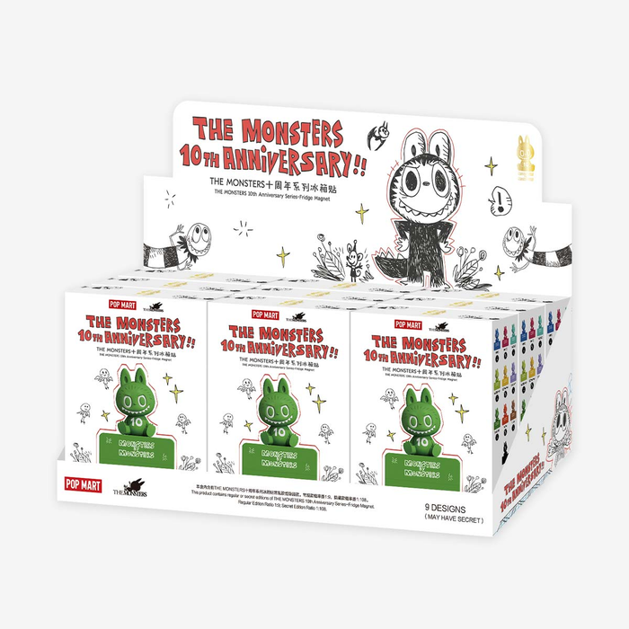 POP MART: Labubu The Monsters 10Th Anniversary Series Fridge Magnet