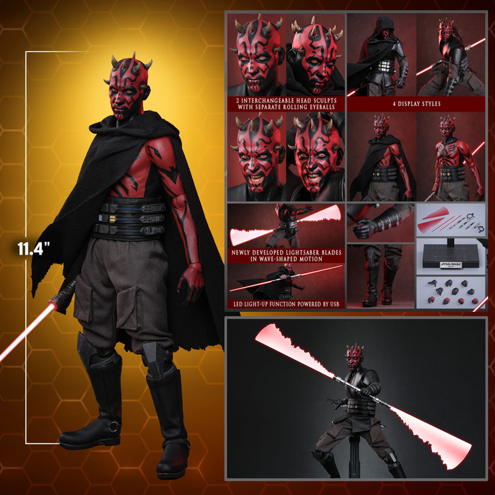 Hot Toys Movie Masterpiece Series: Star Wars Maul Shadow Lord - Maul Escala 1/6