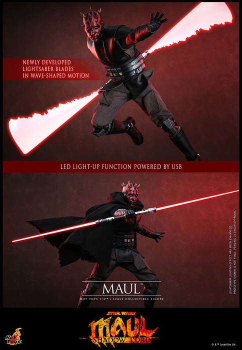 Hot Toys Movie Masterpiece Series: Star Wars Maul Shadow Lord - Maul Escala 1/6