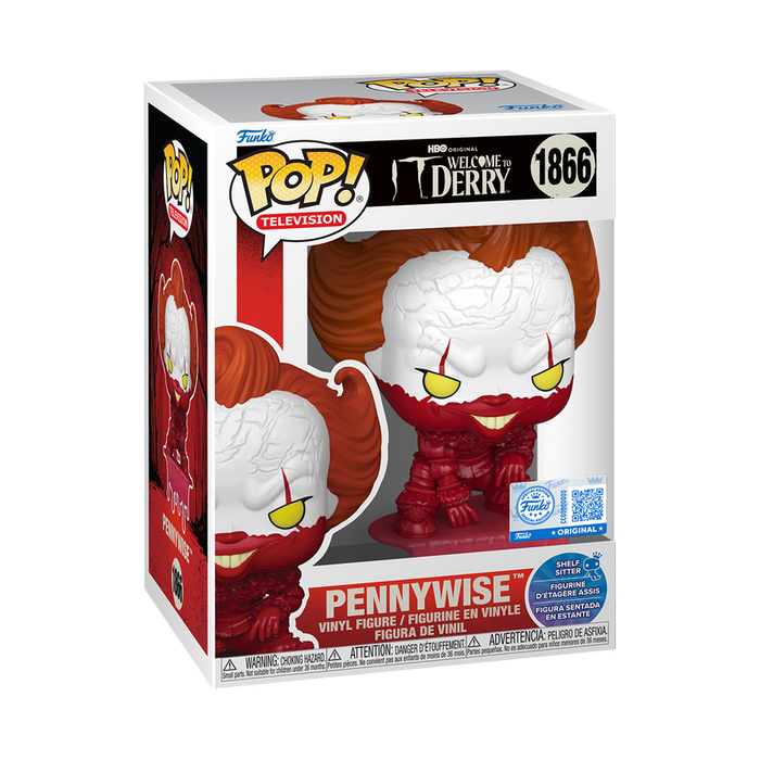 Funko Pop TV: Welcome To Derry - Pennywise Shelf Sitter Exclusivo