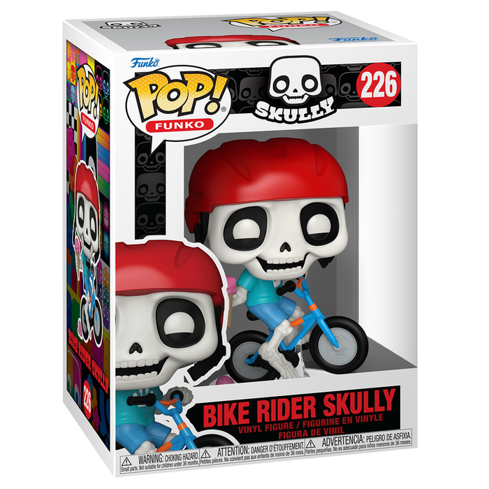 Funko Pop Icons: Skully en bicilceta