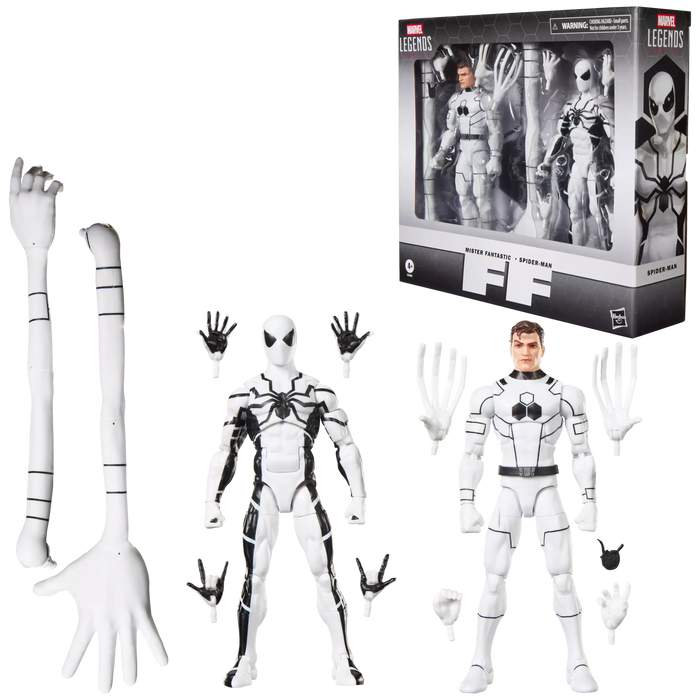 Marvel Legends Series: Future Foundation Comics - Spiderman Y Mr Fantastic 2 Pack