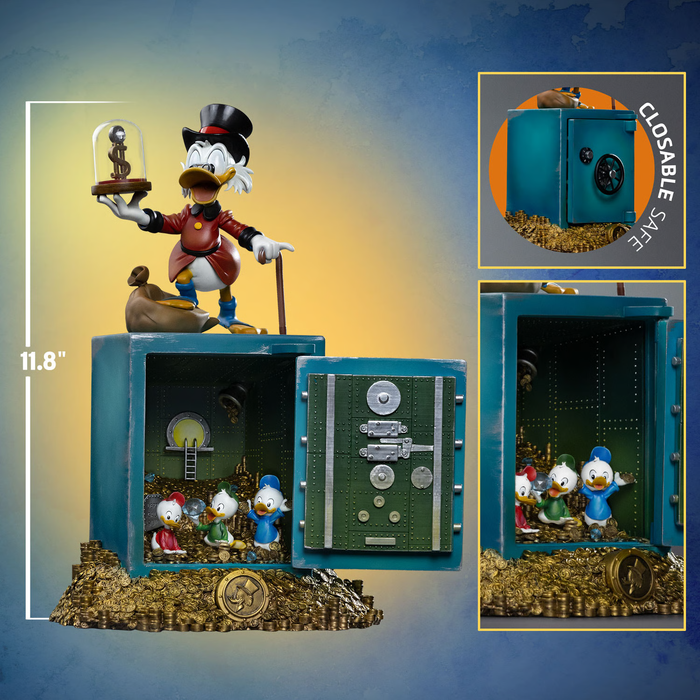 Iron Studios: DuckTales - El Tío Rico MC Pato y sus Sobrinos Escala de Arte 1/10