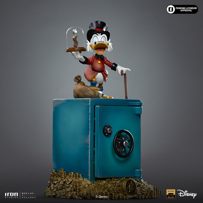 Iron Studios: DuckTales - El Tío Rico MC Pato y sus Sobrinos Escala de Arte 1/10