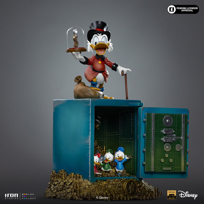 Iron Studios: DuckTales - El Tío Rico MC Pato y sus Sobrinos Escala de Arte 1/10