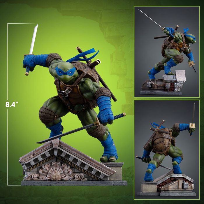 Iron Studios: TMNT Tortugas Ninja - Leonardo Escala de Arte 1/10