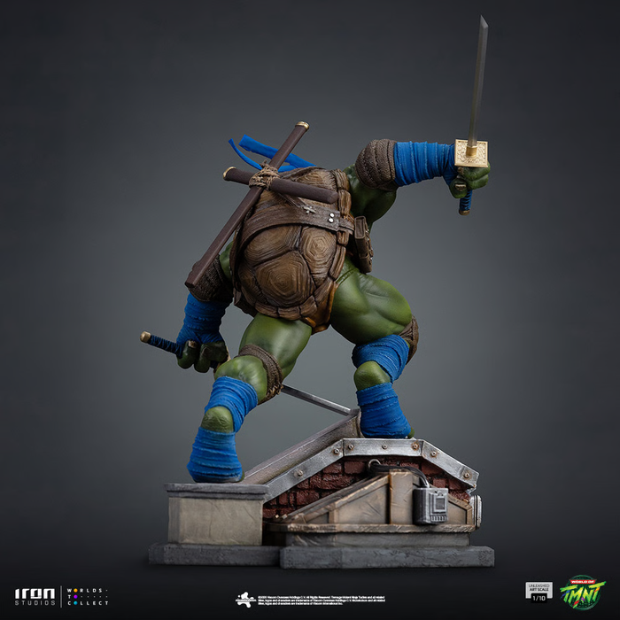 Iron Studios: TMNT Tortugas Ninja - Leonardo Escala de Arte 1/10