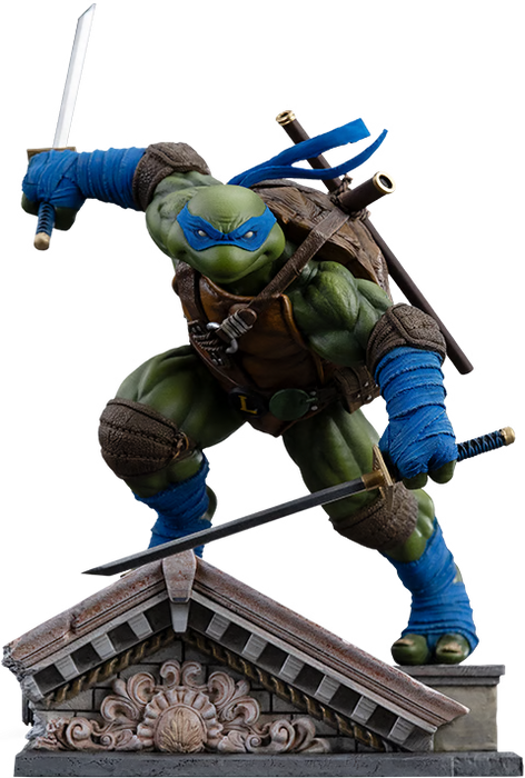 Iron Studios: TMNT Tortugas Ninja - Leonardo Escala de Arte 1/10