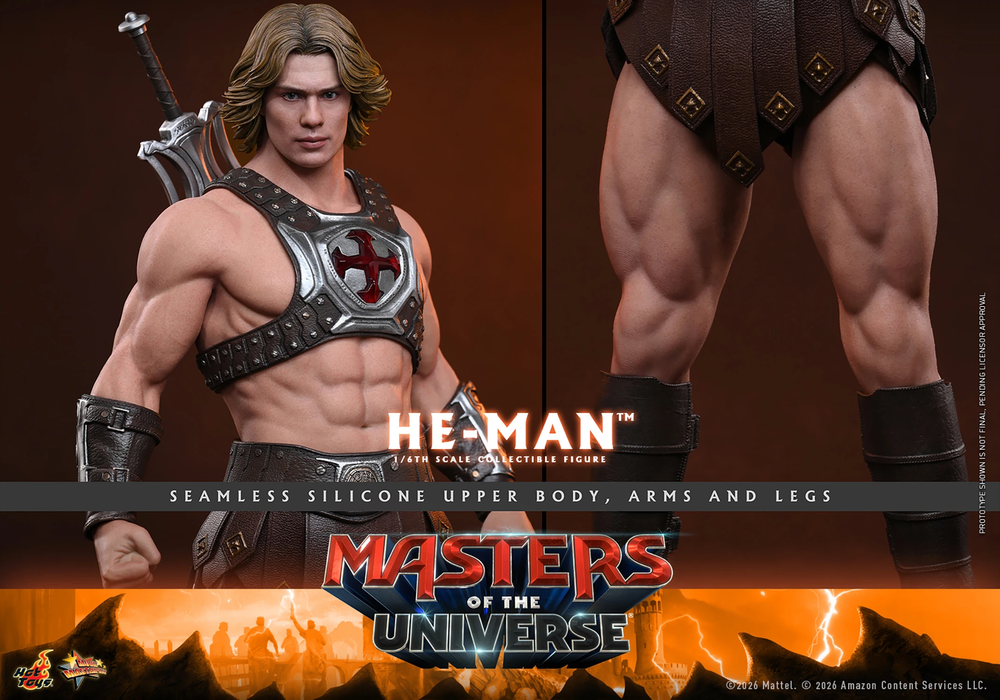 Hot toys Movie Masterpiece Series: Masters of the Universe - He-Man Escala 1/6