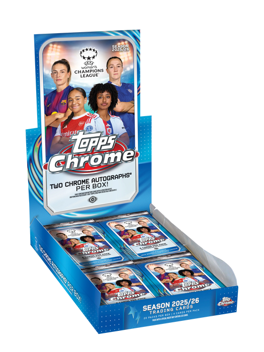 Topps: Soccer 2025/26 UEFA Champions League Womens Chrome - Hobby Box