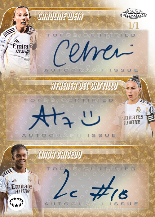 Topps: Soccer 2025/26 UEFA Champions League Womens Chrome - Hobby Box