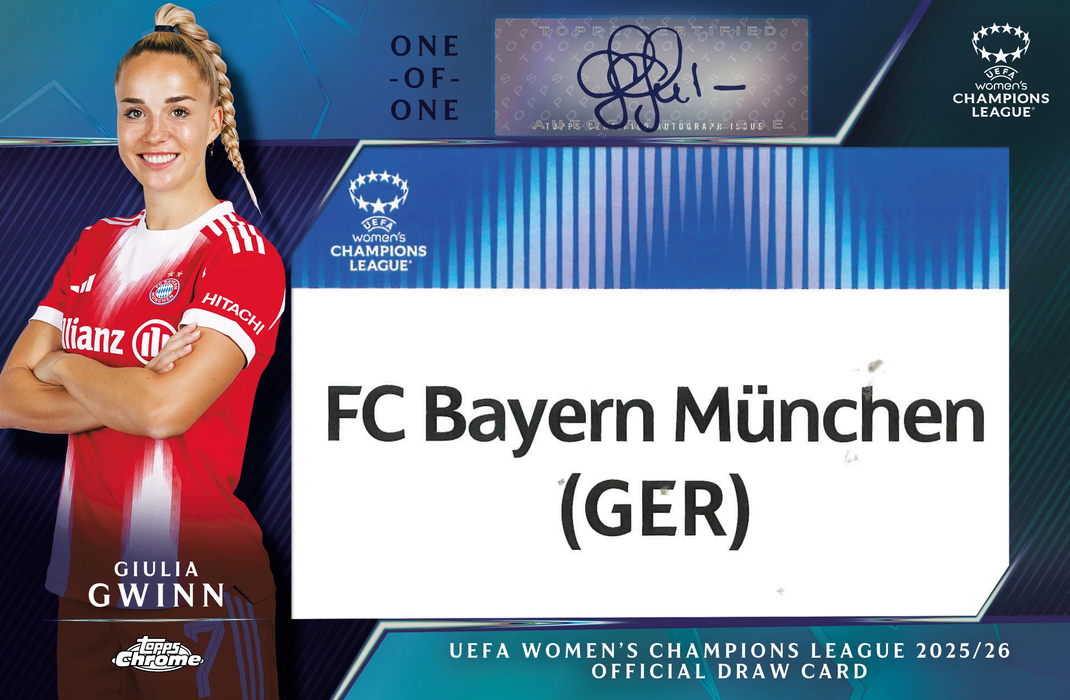 Topps: Soccer 2025/26 UEFA Champions League Womens Chrome - Hobby Box