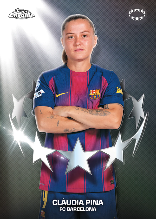 Topps: Soccer 2025/26 UEFA Champions League Womens Chrome - Hobby Box