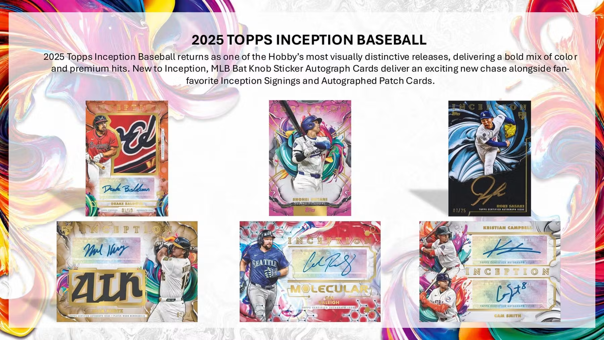 Topps: MLB 2025 Inception Baseball - Hobby Box