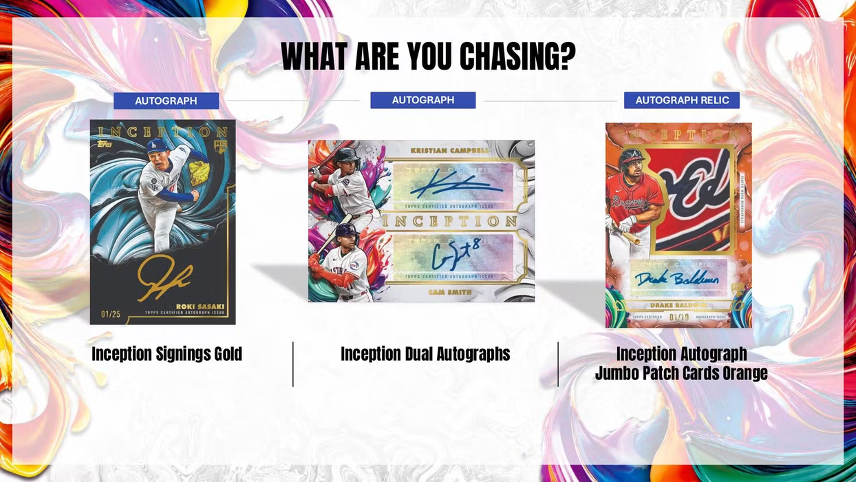 Topps: MLB 2025 Inception Baseball - Hobby Box