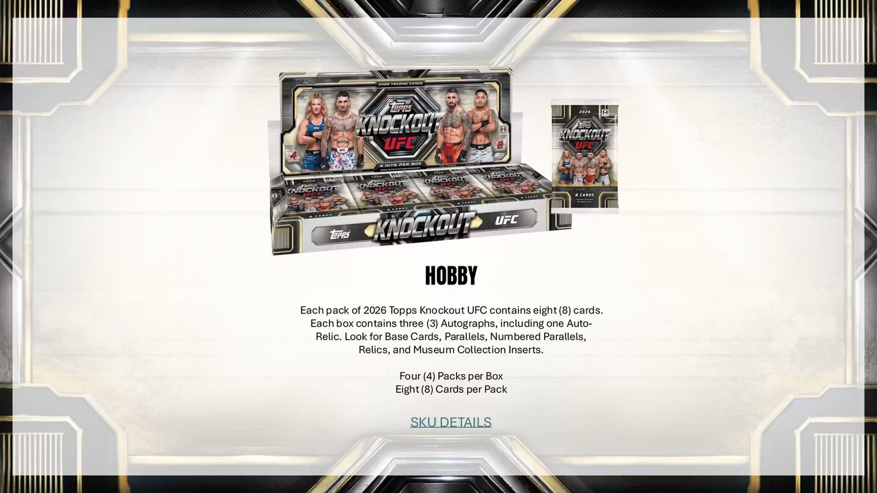 Topps: UFC 2026 Knockout - Hobby Box