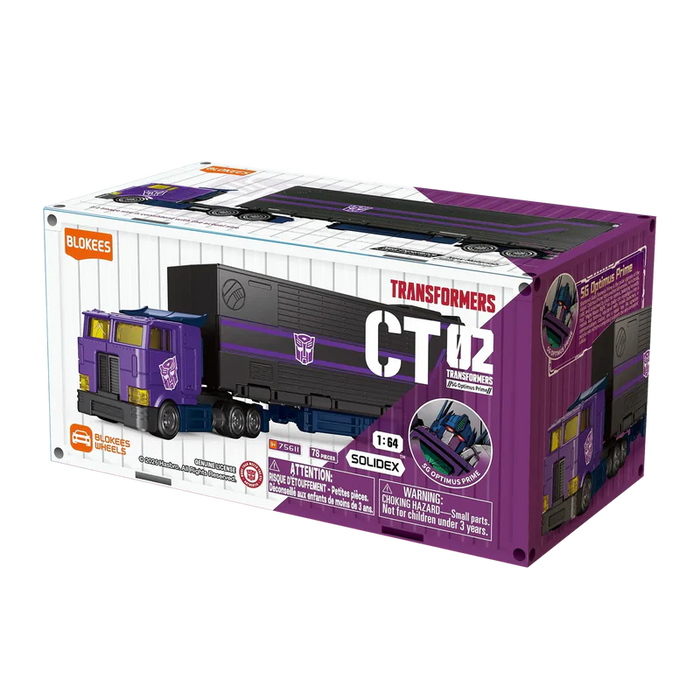 Blokees Transfomers Wheels: CT02 Shattered Glass Optimus Prime Model Kit 75611