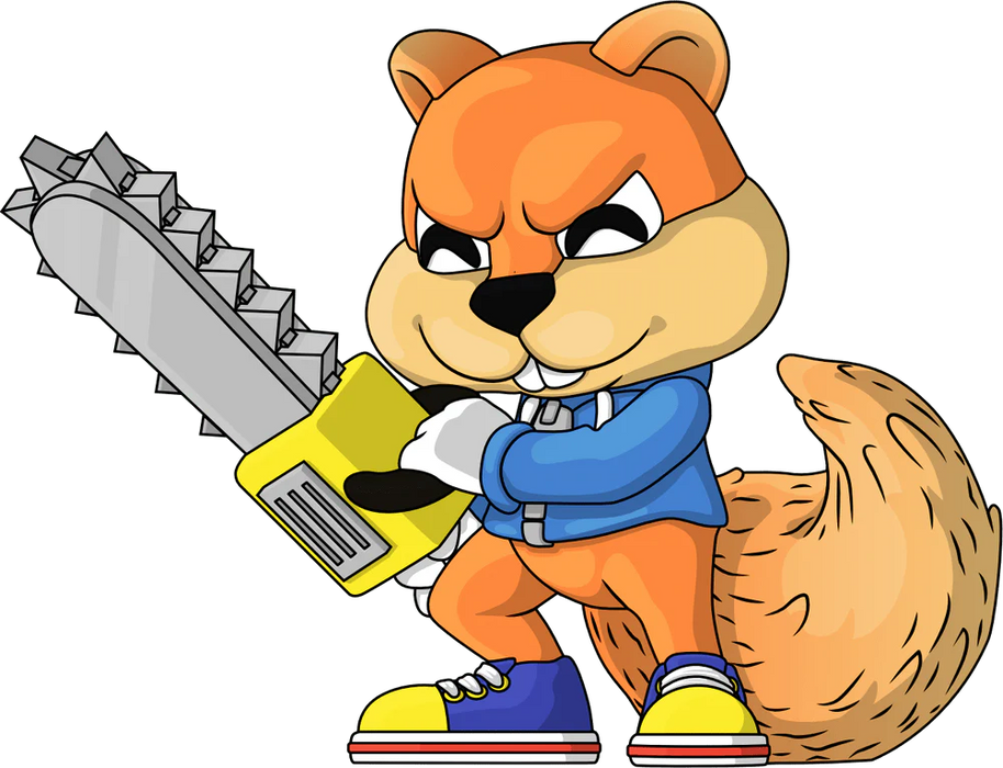 Youtooz Games: Conkers Bad Fur Day - Conker con motosierra