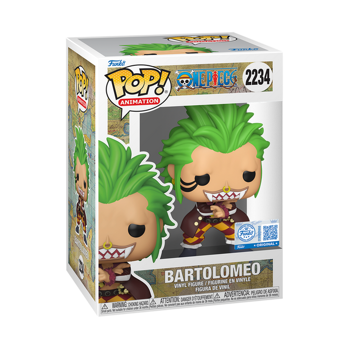 Funko Pop Animation: One Piece - Bartolomeo Exclusivo
