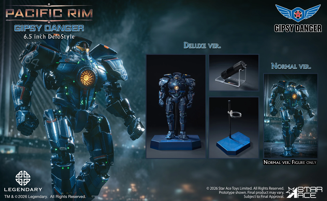 Star Ace Toys:Titanes Del Pacifico - Gipsy Danger y Cherno Alpha Deluxe 2 Pack