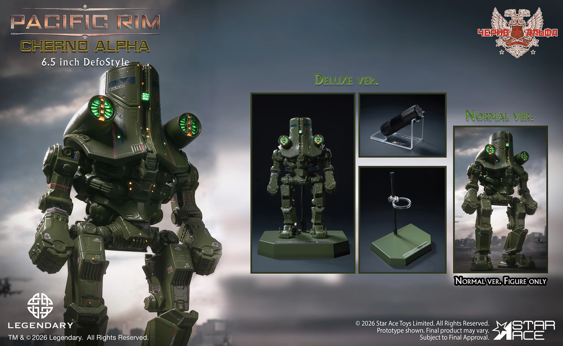 Star Ace Toys:Titanes Del Pacifico - Gipsy Danger y Cherno Alpha Deluxe 2 Pack