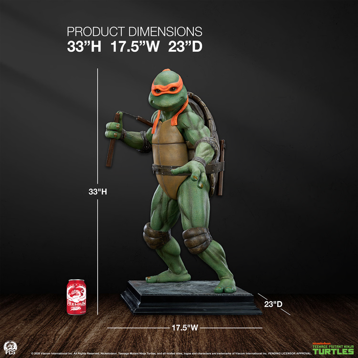 PCS Statue: TMNT Tortugas Ninja - Michelangelo Escala 1/2