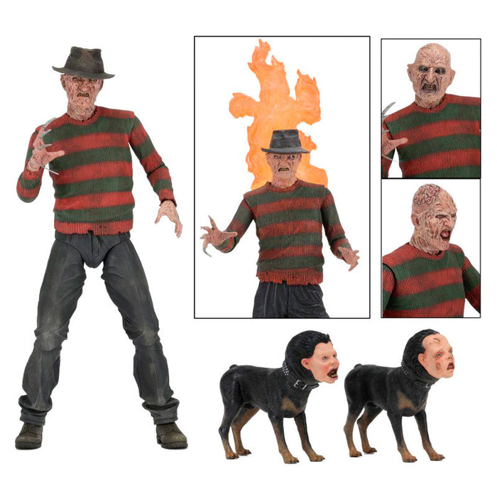 NECA Figura de Accion Ultimate: Pesadilla En La Calle Del Infierno 2 - Freddy Krueger 7 Pulgadas
