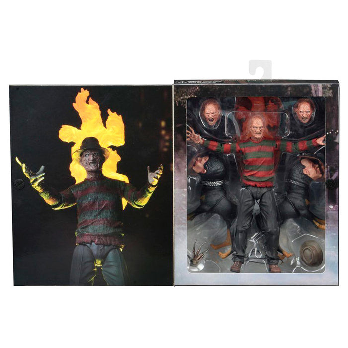 NECA Figura de Accion Ultimate: Pesadilla En La Calle Del Infierno 2 - Freddy Krueger 7 Pulgadas