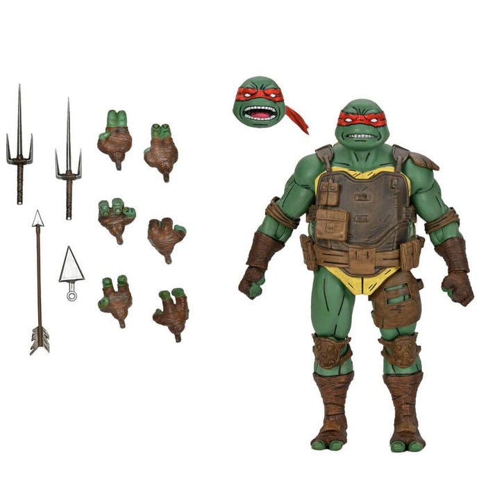 NECA Figura de Accion Ultimate: TMNT Tortugas Ninja The Last Ronin - Rafael 7 Pulgadas