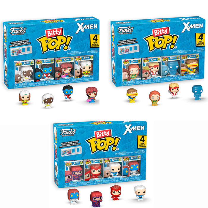 Funko Bitty Pop 4 Pack: X Men - 12pc PDQ