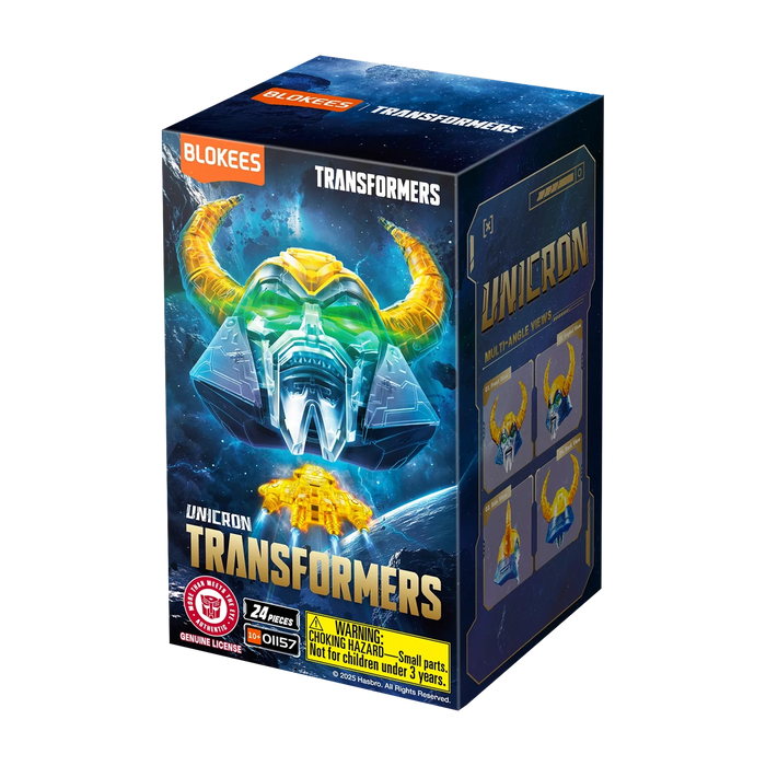 Blokees Transformers Galaxy Version: Unicron Planet Transparent Special Edition 01174
