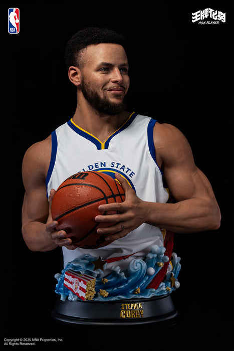 Infinity Studio Life Size Bust: NBA - Stephen Curry Escala 1/1