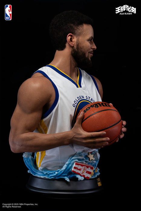 Infinity Studio Life Size Bust: NBA - Stephen Curry Escala 1/1