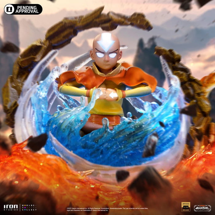 IRON Studios: Nickelodeon Avatar La Leyenda De Aang - Aang Escala de Arte 1/10