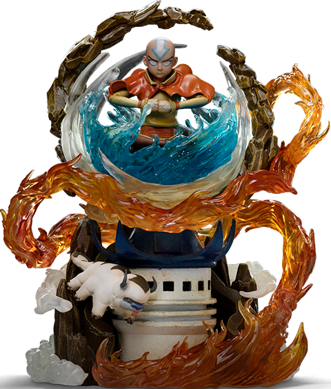 IRON Studios: Nickelodeon Avatar La Leyenda De Aang - Aang Escala de Arte 1/10