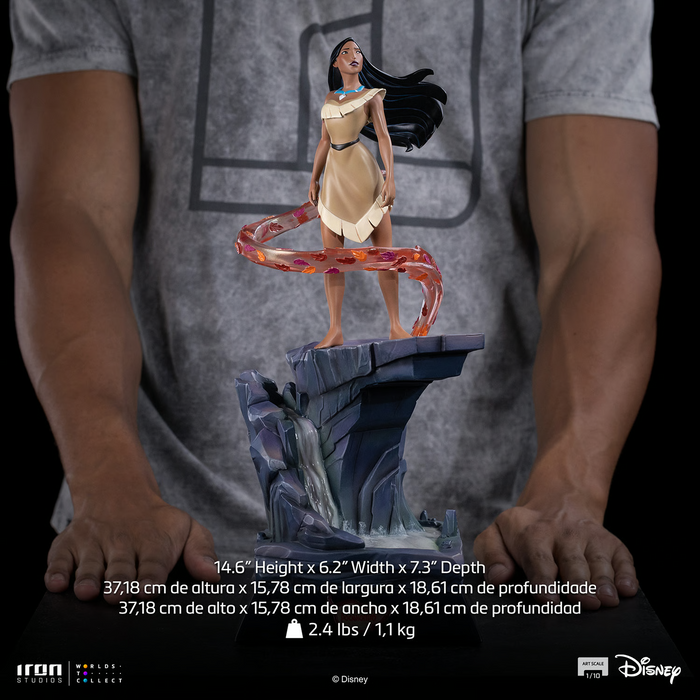 Iron Studios: Disney Classics - Pocahontas Colores del Viento Escala de Arte 1/10