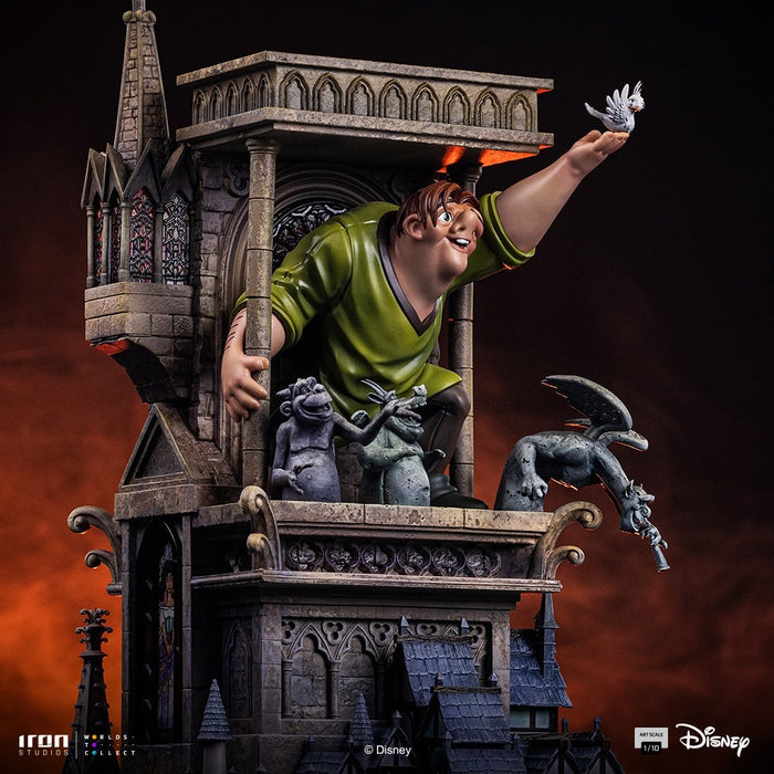 Iron Studios: El Jorobado De Notre Dame - Quasimodo Deluxe Escala de Arte 1/10